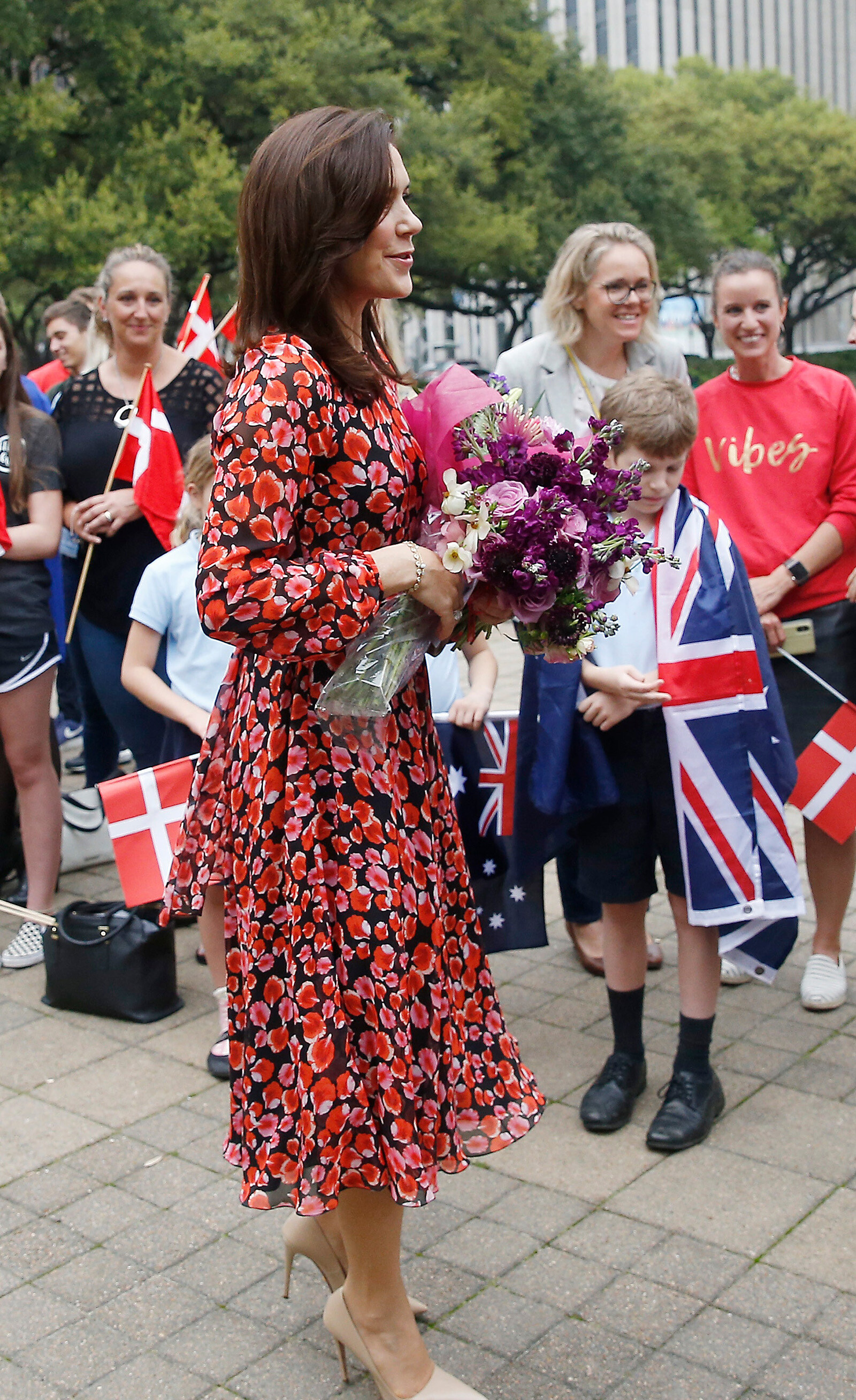 Королева Мэри во&nbsp;визита в Хьюстон, штат Техас