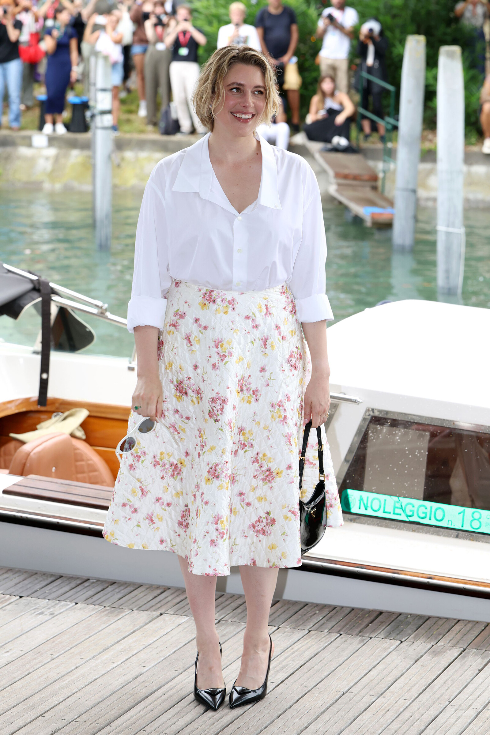 Грета Гервиг в Prada