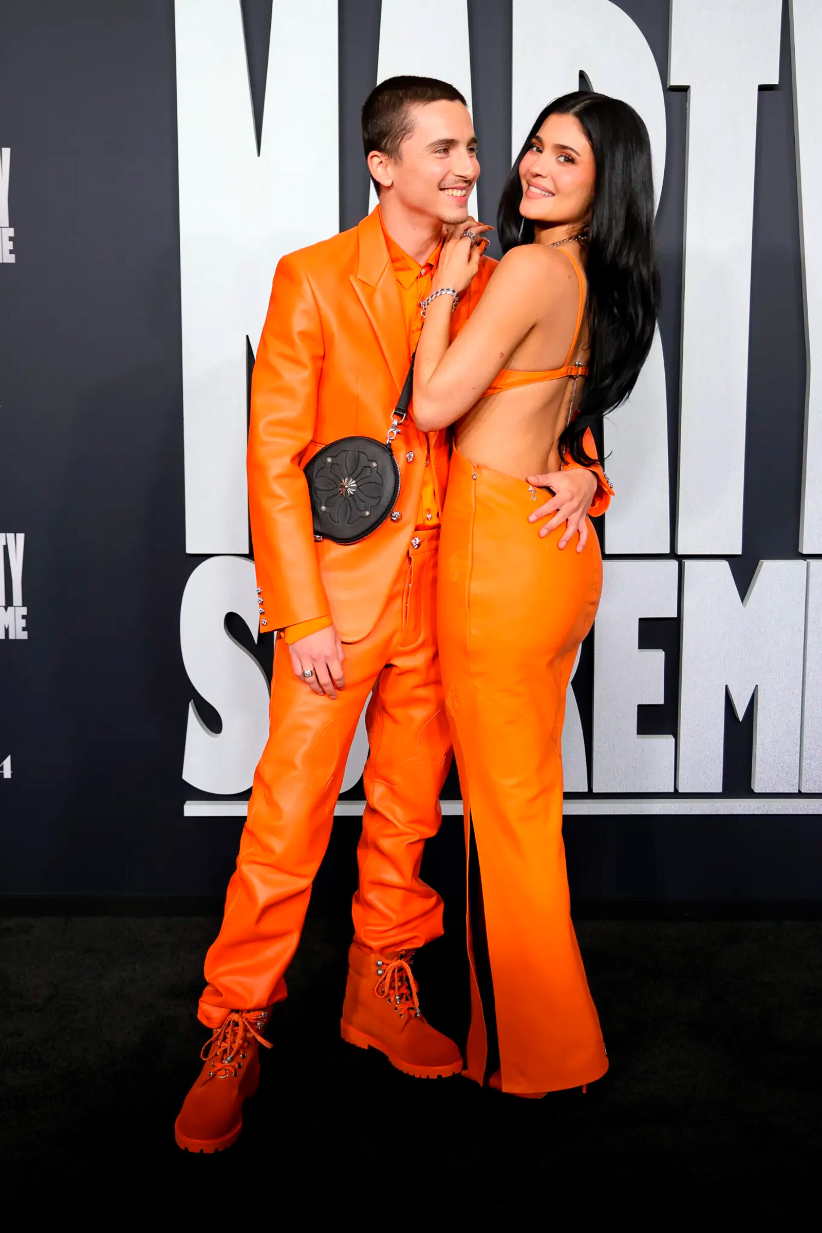 Кайли Дженнер и Тимоти Шаламе на премьере &laquo;Марти Великолепный&raquo;, 2025