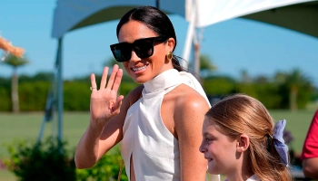 Меган Маркл выбрала невесомый наряд для игры в поло