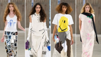 Адриан Аппиолаза превратил подиум Moschino в манифест Адриан Аппиолаза превратил подиум Moschino в манифест