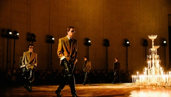Классика на грани бунтарства: какой вышла новая мужская коллекция Saint Laurent осень-зима 2025