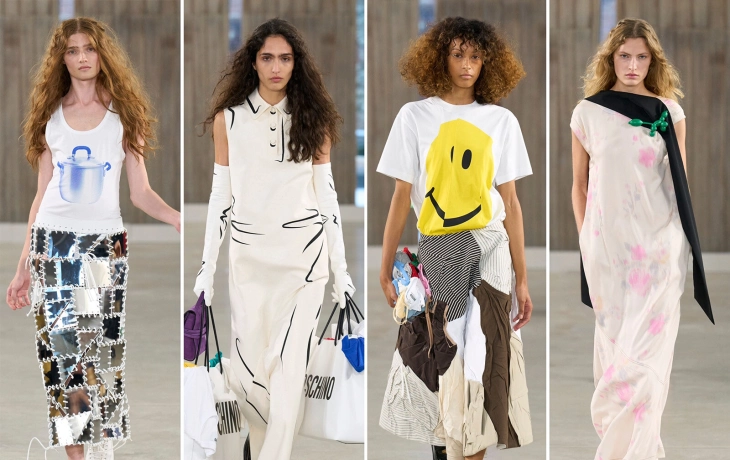 Адриан Аппиолаза превратил подиум Moschino в манифест