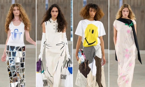 Адриан Аппиолаза превратил подиум Moschino в манифест