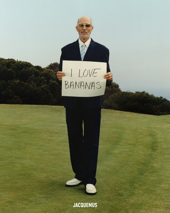 Джон Грайз в рекламной кампании Jacquemus