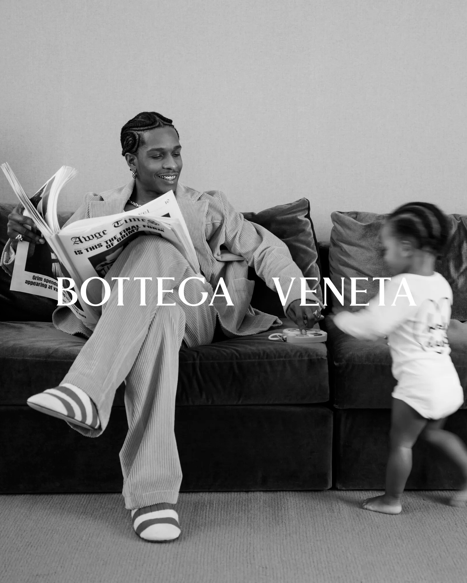 A$AP Rocky с детьми снялись в кампании Bottega Veneta