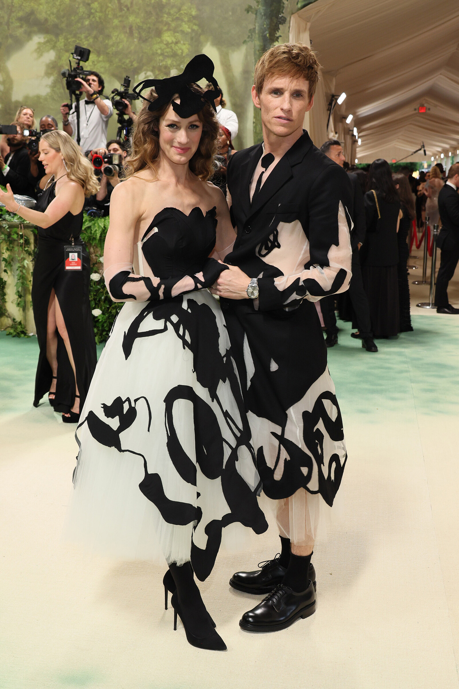 Ханна Бэгшоу и Эдди Редмэйн Met Gala 2024