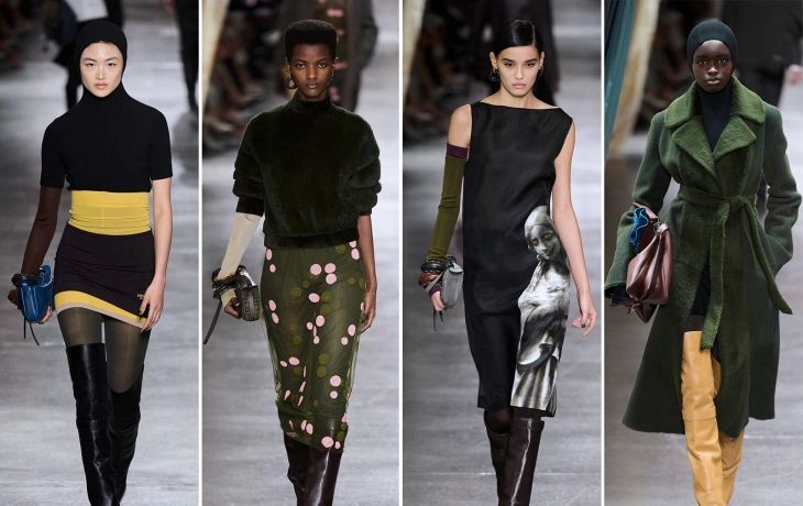 Fendi подружил асимметричный пошив и японские мотивы в новой коллекции FW24 Fendi подружил асимметричный пошив и японские мотивы в новой коллекции FW24