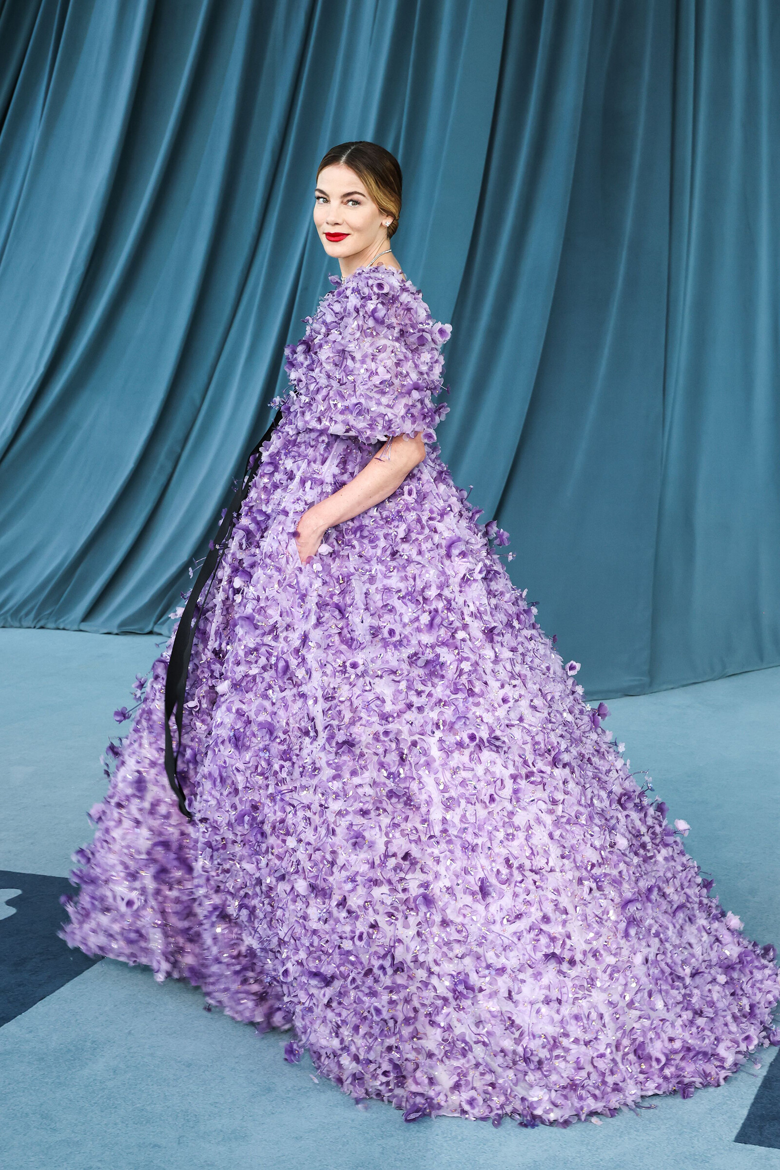 Мишель Монаган в Carolina Herrera